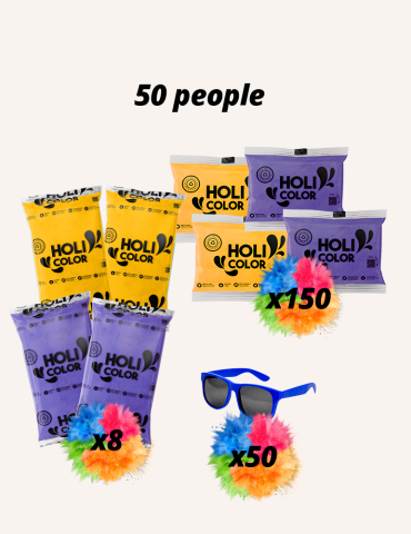 PACK HOLI BATTLE  50 PEOPLE