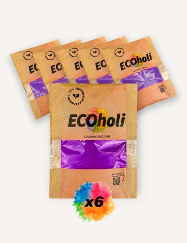 PACK 6 SACHETS ECOHOLI 75g