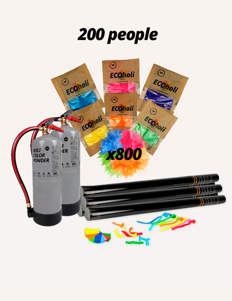 PACK ECOHOLI PARTY FOR 200 PEOPLE