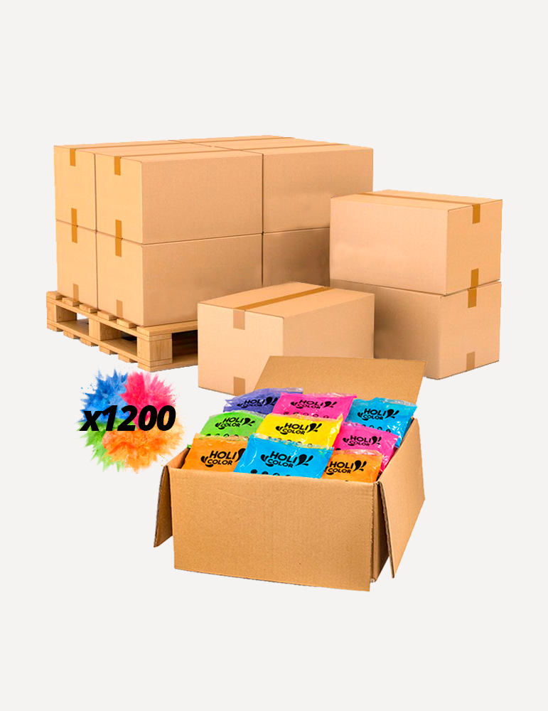 PACK 1200 HOLI BAGS 75g